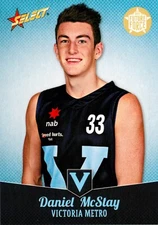 2013 Brisbane Lions AFL Select Future Force Rookie Card - Daniel McStay