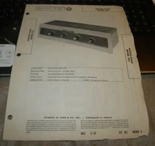 ELECTRO-VOICE EQUALIZER PREAMPLIFIER MODEL: PC2 (SAMS PHOTOFACT 351-5)