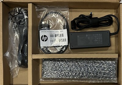 hp Elite TB3 Thunderbolt 3 Dock US Docking Station VGA Mini DP 10 Mb LAN 90W