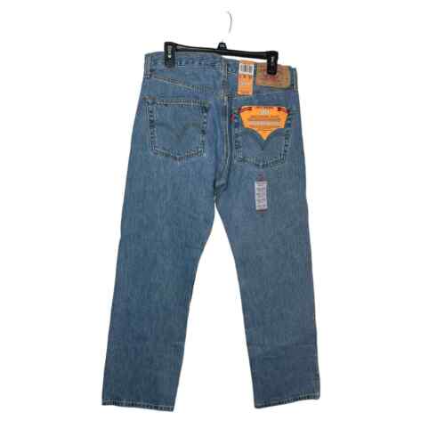 Levi's Original 501 Herren Jeans Vintage Button Fly Denim Hi-Rise Blau 34x30 Neu mit Etikett - Bild 11 von 11