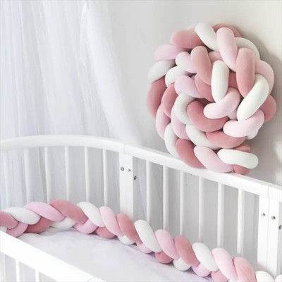 plush crib bumper