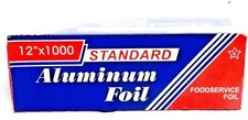 12" X 1000' Aluminum Foil Roll