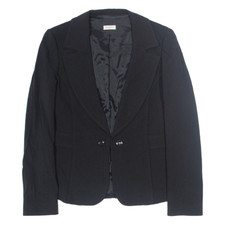Max&co Womens Blazer Jacket Black Wool Uk 14