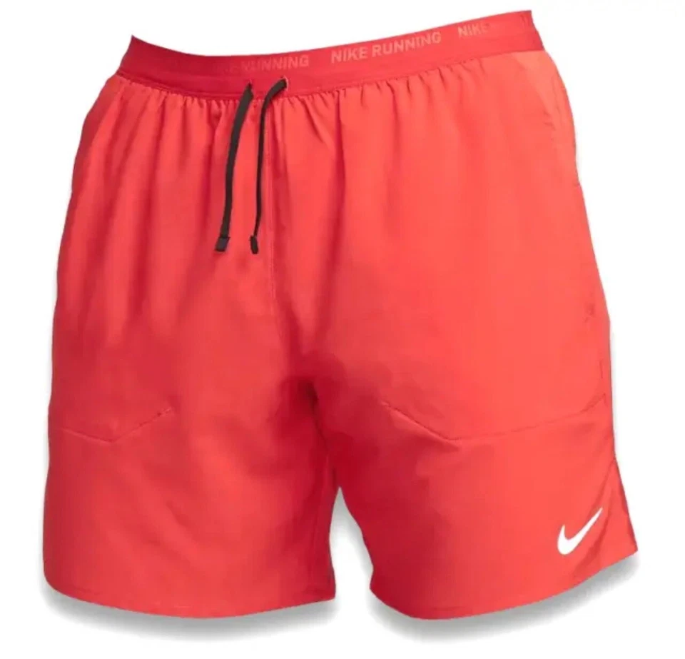 Men's Size 4XL Nike Stride  7" 2-in-1 Running Athletic Shorts Red DM4759-657 - Image 2 of 4