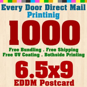 1000 postcard printing size