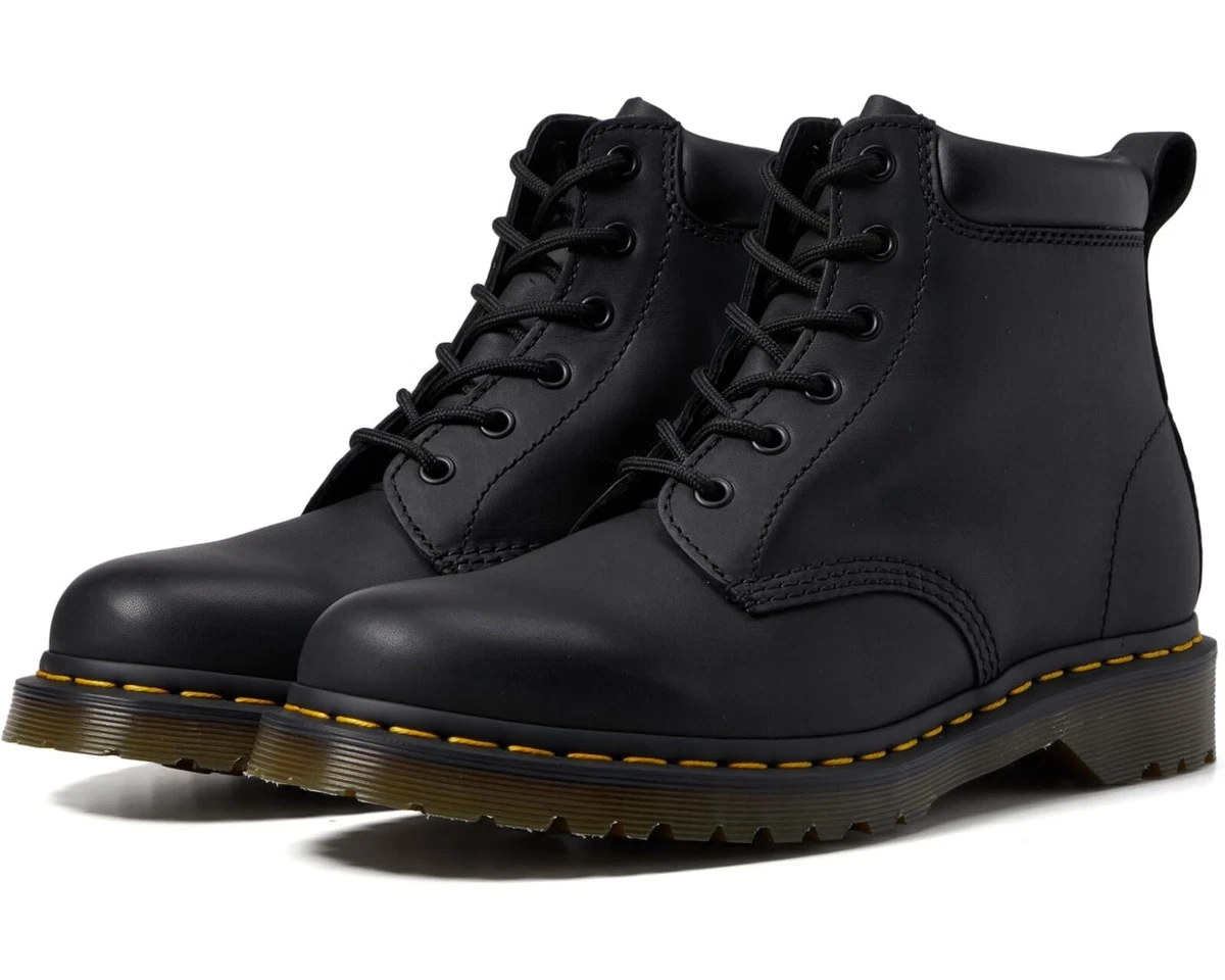 Dr.Martens Z58114* Mens Black Leather 939 Ben Six-Eye Core Lace-Up