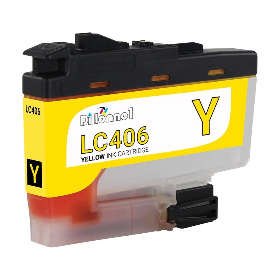 4-PACK LC406 Ink Cartridges Compatible For Brother 406 MFC
