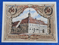 JESSNITZ NOTGELD 50 PFENNIG 1921 EMERGENCY MONEY GERMANY BANKNOTE [🇩🇪35449]