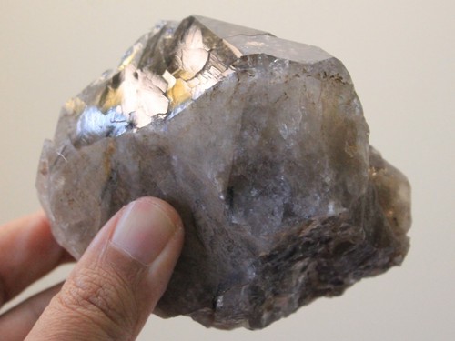 Gem Quality Quartz Crystal Natural Gemstone Facet Rough Smoky Clear Tourmalined - Picture 112 of 114