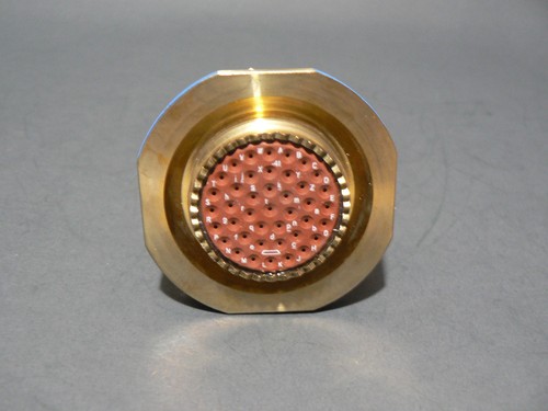 AMPHENOL TVS07RB-21-41SA MARINE ALUMINUM BRONZE JAM NUT RECEPTACLE WITH CONTACTS - Picture 2 of 7