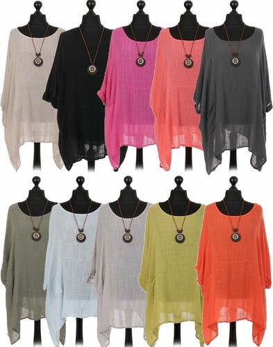 Ladies Italian Plus Size Cotton Quirky 