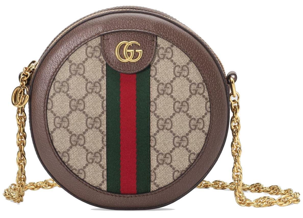 【GUCCI】Gucci Ophidia Round Bag★グッチ【ランク:A】 NEW GUCCI OPHIDIA GG SUPREME WEB MINI ROUND SHOULDER