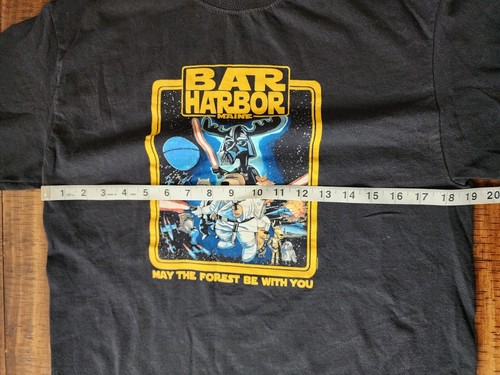 Bar Harbor Maine May The Forest Be With You Shirt Medium - Picture 5 of 7