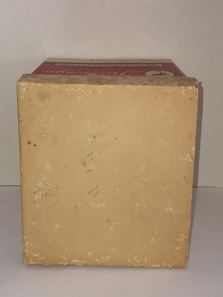 Vintage FLAMINGO Felt Hats Cardboard Storage Box EMPTY With Lid Script