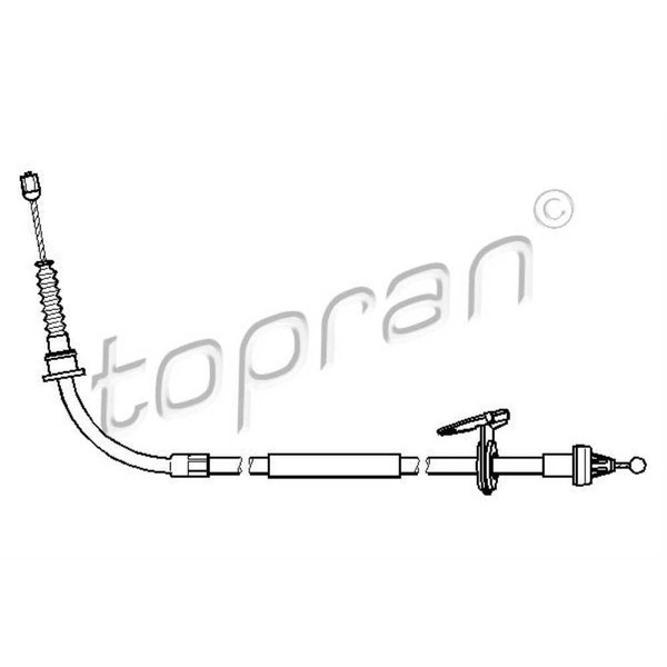Topran Handbremsseil Bremsseil Hinten Links Passend FüR Mini Mini R50 R53 R52-image