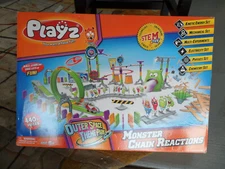 Playz Monster Chain Reactions STEM Toy Space Monster Educational Rube Goldberg