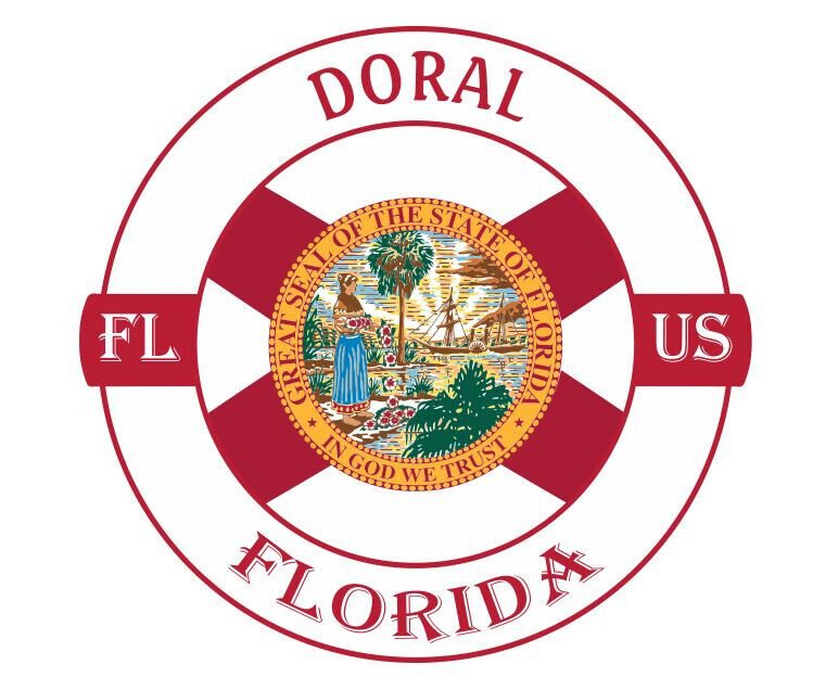 Doral Florida Sticker Decal A1086