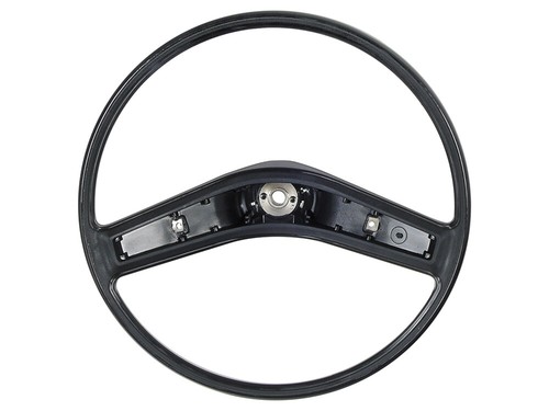 1971-77 F100 Steering Wheel 2-Spoke Black F150 F250 F350 Bronco New - Picture 2 of 4