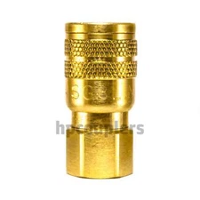 Foster Solid Brass Quick Coupler Air Hose Connector Fittings 1/4 Body x  1/8 NPT