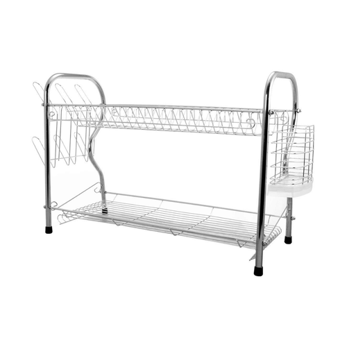 Better Chef 22" 2-Level Chrome-Plated R-Shaped Dish Rack Holding up to 18 Plates - Picture 9 of 12