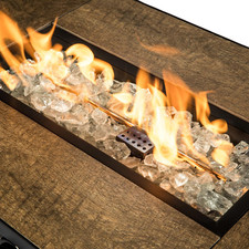 4Kg Clear Tempered Glass Lava Rocks for Gas Fire Pit