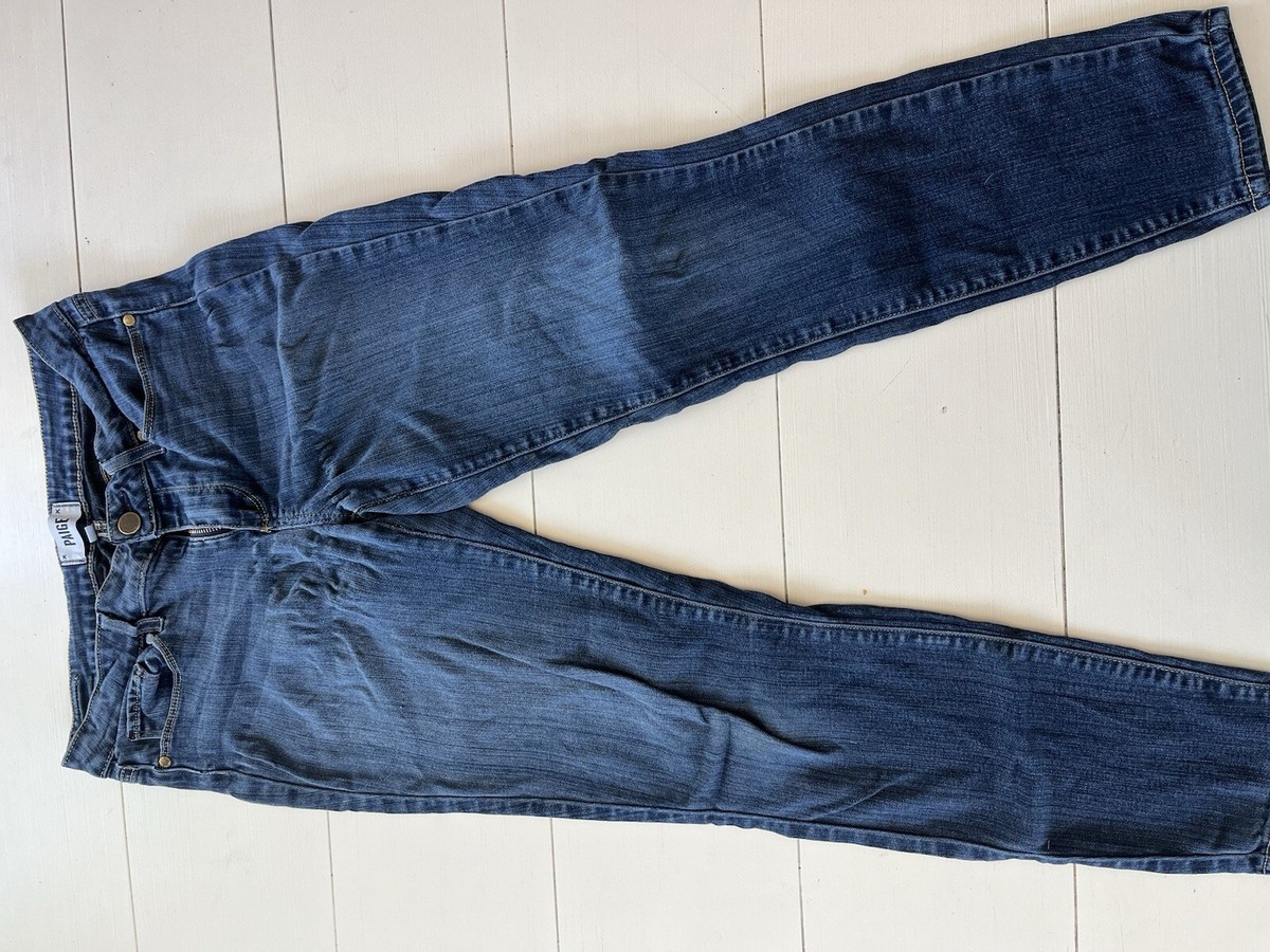 PAIGE Women's Verdugo Transcend Vintage Skinny Crop Jeans - Double Button, Undone Hem
