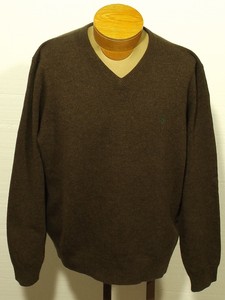 ralph lauren lambswool v neck sweater