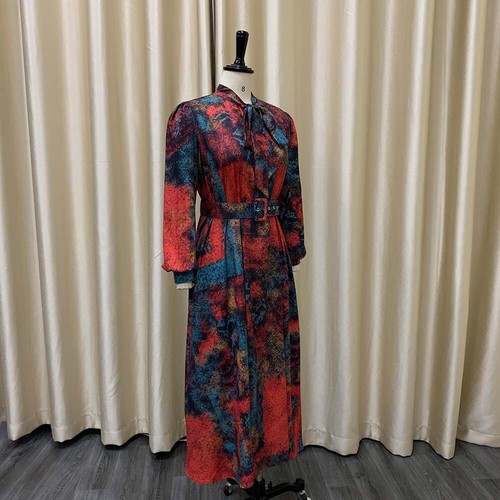 African Clothes Women Shirts Dress Cocktail Party High Waist Slim Gown Plus Size - Picture 7 of 33