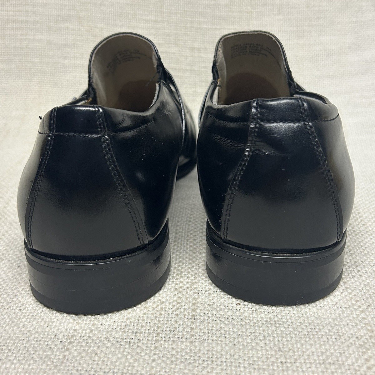 Stacy Adams Mens Beau Loafer Black Size 11.5 M Stacy Adams Mens Size 10.5 Black Leather Beau | Mercari main image 3