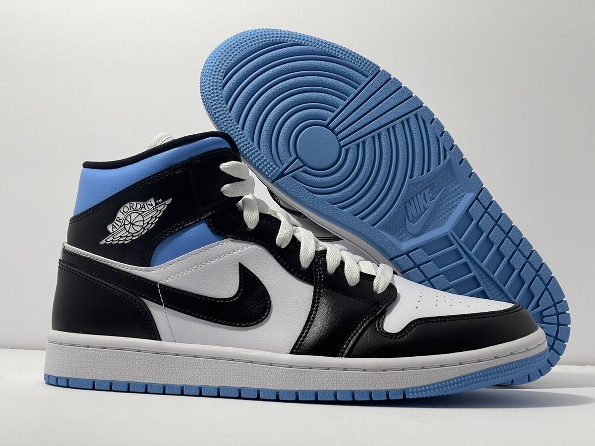 NEW Nike Womens Air Jordan 1 Mid University Blue Size 10 US NEW Nike Womens Air Jordan 1 Mid University Blue Size 10 US