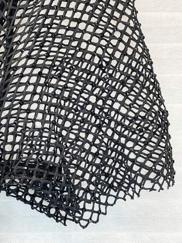 Women Rhinestone Mesh Fishnet Dress Swimwear Hollow Out Cover Up Mini Bodycon M - Picture 12 of 14