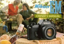 NIKON EM INSTRUCTION MANUAL, ORIGINAL - PRINTED IN JAPAN NK3026 
