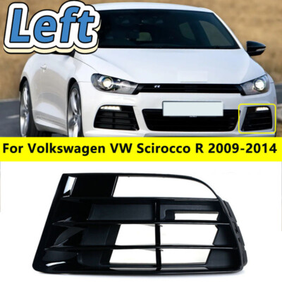 Left Front Bumper Fog Light Lamp Cover Grille For VW Scirocco R 2009-2014