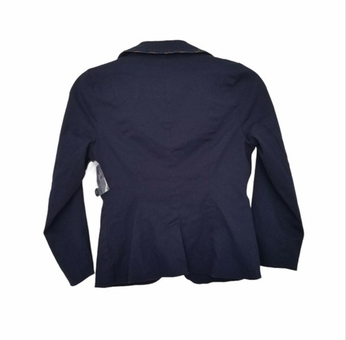 Modcloth Boys Rainbow Piping Single Button Blazer Navy Pockets. - Picture 6 of 8