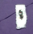 Vintage Southwest Ladies Sterling Silver Turquoise & Coral Flower Ring Size 4