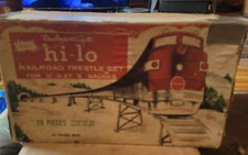 Authenticast Hi Lo Toy Railroad Trestle Train Set 1956 I