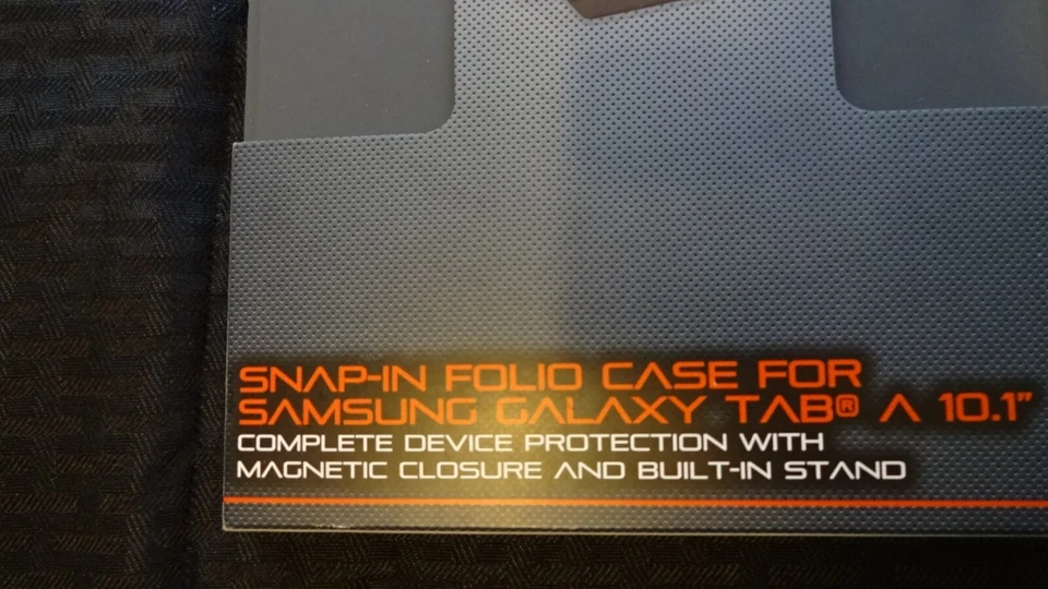 Snap-in Folio Case for Samsung Galaxy Tab 10.1" Built-in Stand Magnetic Close B - Image 2 of 4