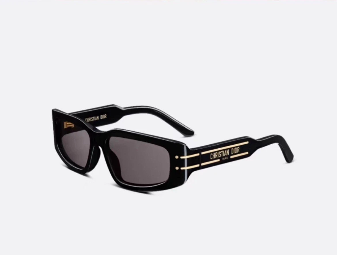 Christian Dior DiorSignature S9U 56mm Sunglasses Black Rectangular
