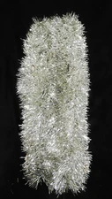 Vtg Christmas Tree Garland - Silver - 2pc - 32' Total
