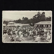 Cpa Éthiopie / Addis Abeba / Mercato dei cereali