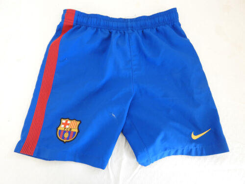 FC Barcelona 2017 Home Shorts Nike Blue Short Pants Size Boys M Soccer Football - Picture 1 of 3