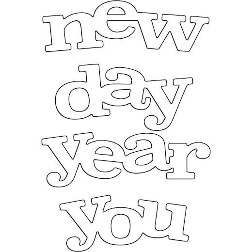 Penny Black Creative Dies - New Day To You 51-429