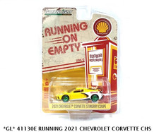 CHASE Greenlight Green Machine 2021 Corvette Stingray Coupe Shell Oil Series 13