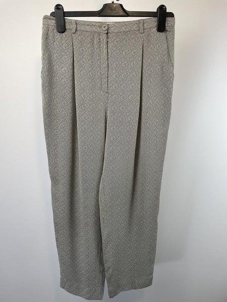 Women Luisa Spagnoli Trousers Grey 46 / 3XL / 54