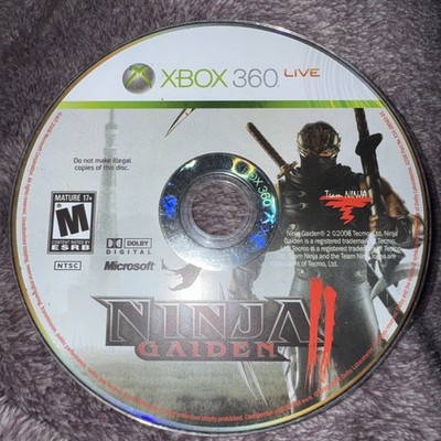 Microsoft Xbox 360 Disc Only TESTED Ninja Gaiden 2 2008