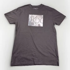 Akoo Mfg Co. Street Wear T Shirt Speaker Graphic Print Black S/S Men’s Large EUC