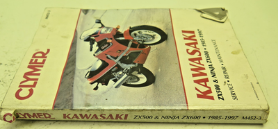 1985-97 Kawasaki ZX500 ZX600 Ninja Repair Manual Clymer Service
