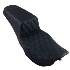 Saddlemen Step Up Seat - Lattice Stitched - Black - FLHR/FLHX 897-06-175