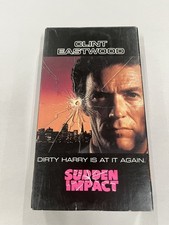 Sudden Impact VHS 1983 Action Crime Dirty Harry Clint Eastwood Warner Bros