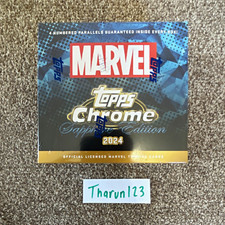 Topps 2024 Marvel Chrome Sapphire Edition Box (32 Cards) Factory Sealed